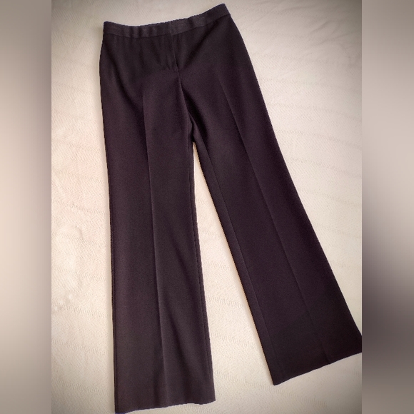 Nordstrom Classiques Entier Black Pleated Dress Pants, W's Size 10, NWOT - Picture 3 of 10